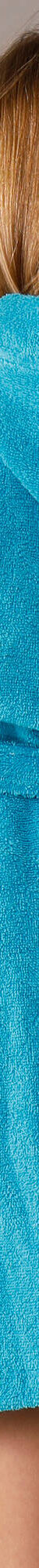 Peignoir enfant éponge à capuche personnalisable (turquoise) Peignoir enfant éponge à capuche personnalisable (turquoise)